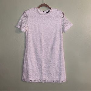 Forever 21 White Lace Shift Dress